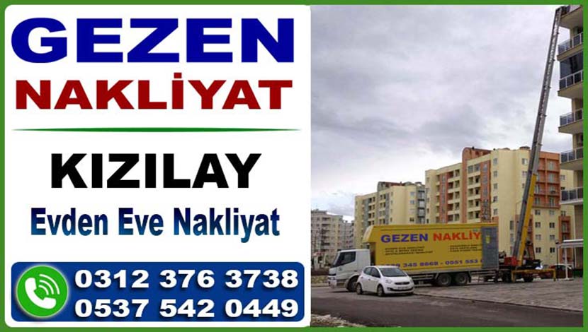 Kızılay evden eve nakliyat – Gezen Nakliyat ekip ve araç